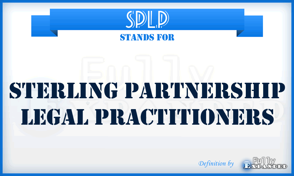 SPLP - Sterling Partnership Legal Practitioners