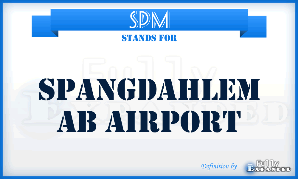 SPM - Spangdahlem Ab airport