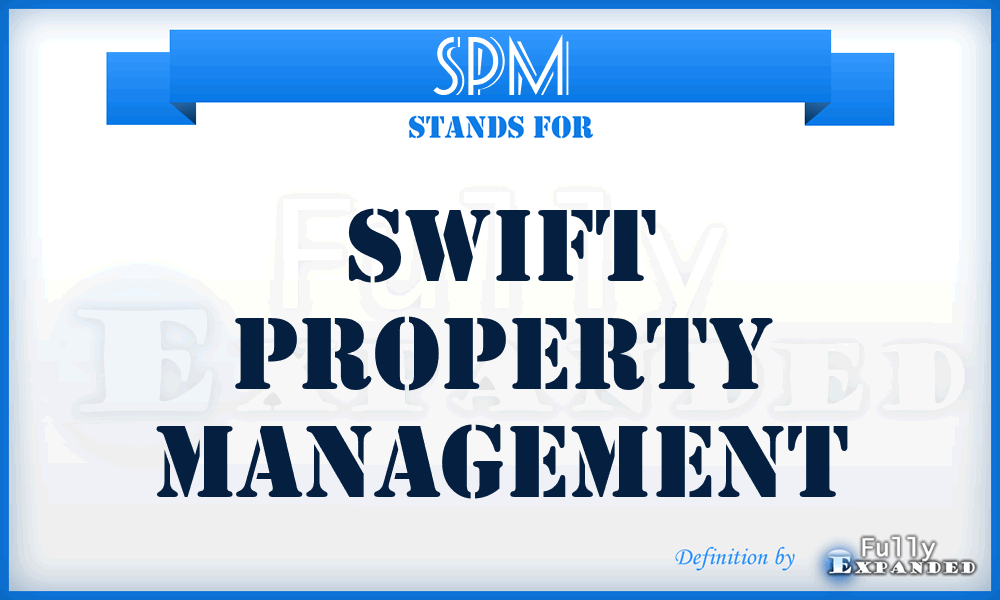 SPM - Swift Property Management