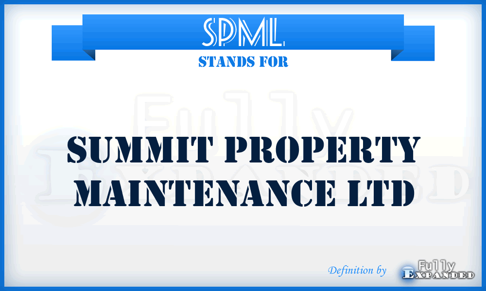 SPML - Summit Property Maintenance Ltd