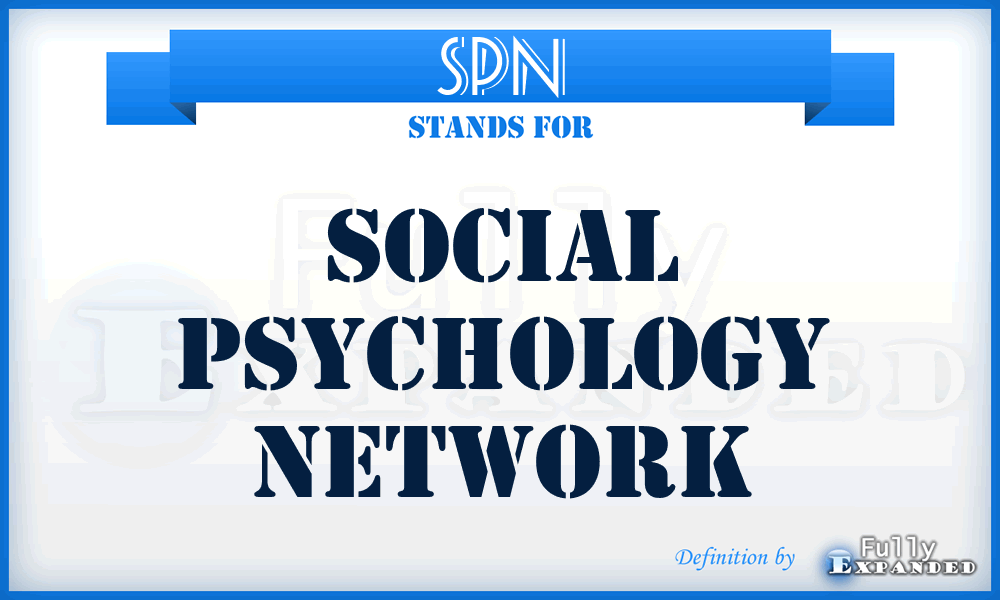 SPN - Social Psychology Network