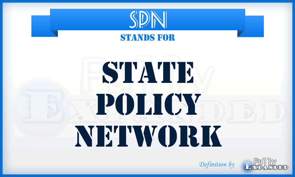 SPN - State Policy Network