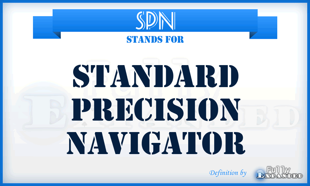 SPN - Standard Precision Navigator