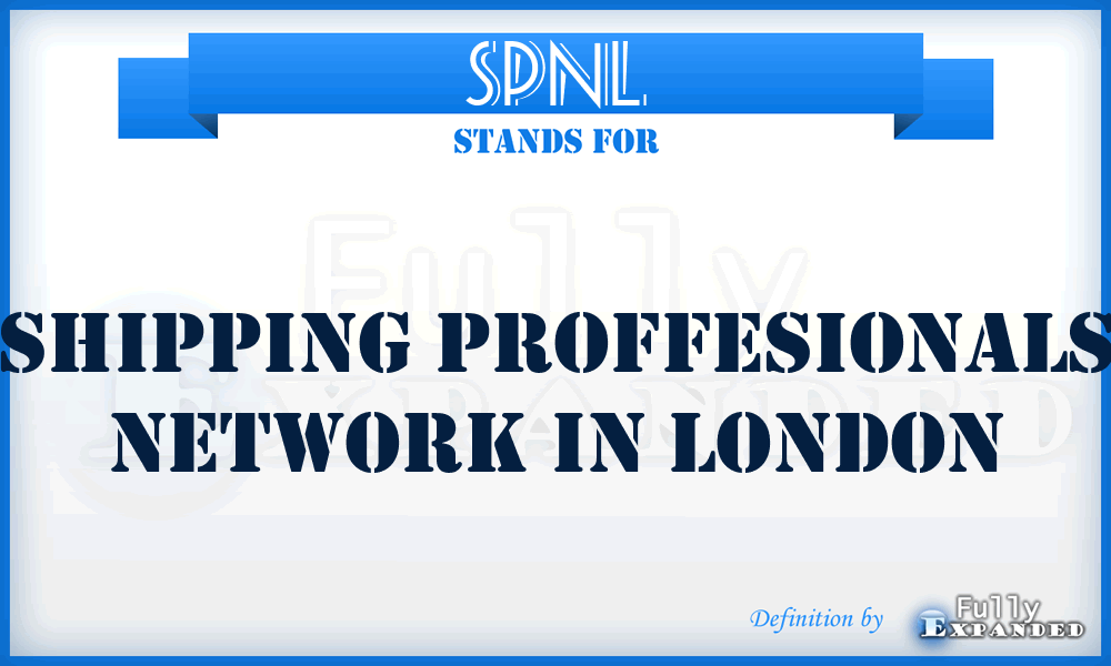 SPNL - Shipping Proffesionals Network in London