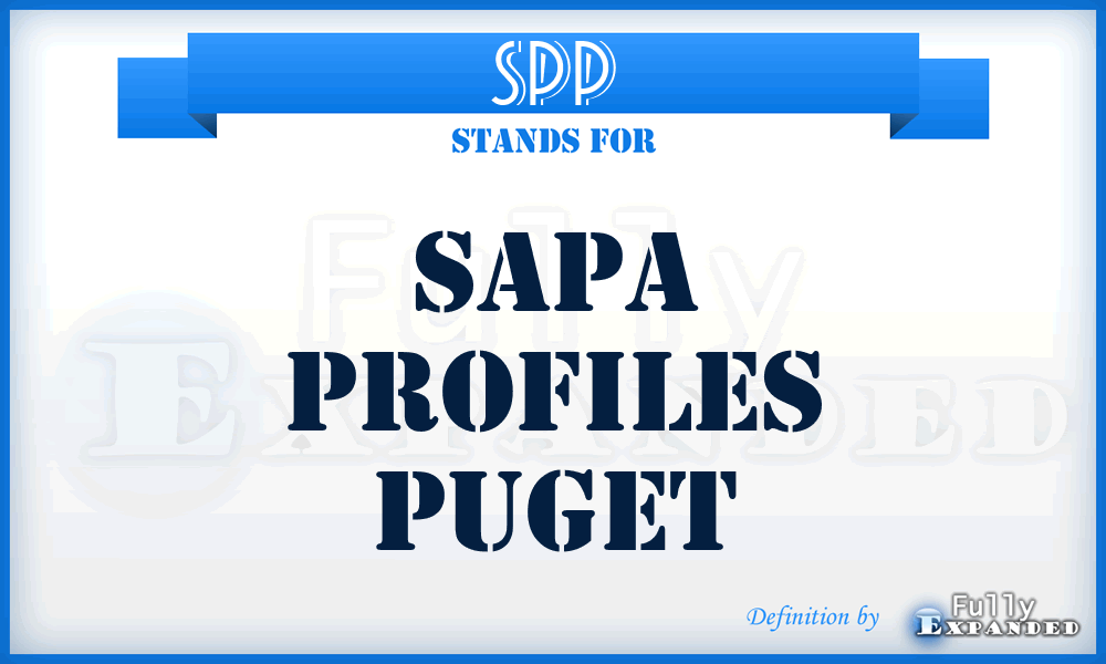 SPP - Sapa Profiles Puget