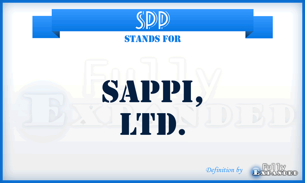 SPP - Sappi, LTD.