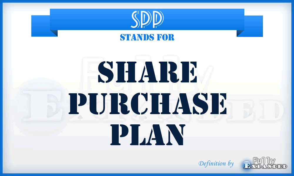 SPP - Share Purchase Plan