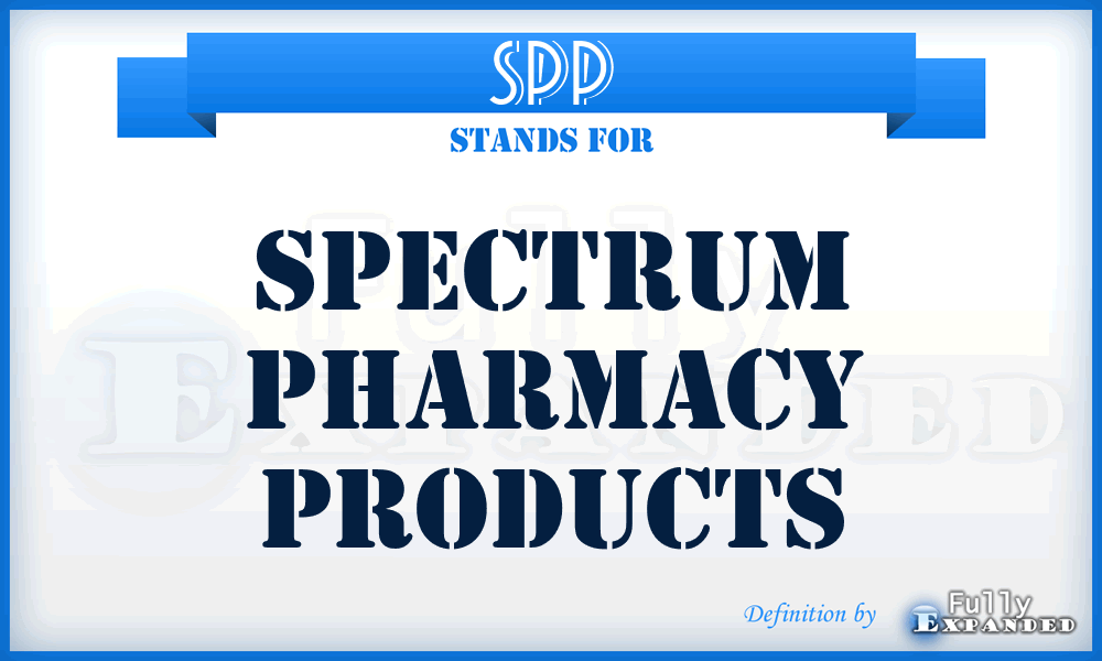 SPP - Spectrum Pharmacy Products