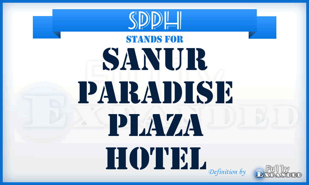 SPPH - Sanur Paradise Plaza Hotel