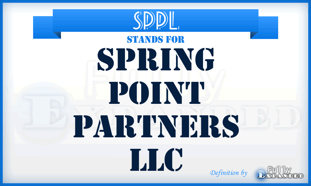 SPPL - Spring Point Partners LLC