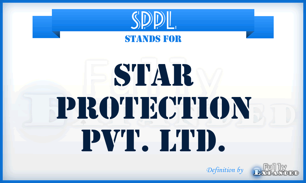 SPPL - Star Protection Pvt. Ltd.