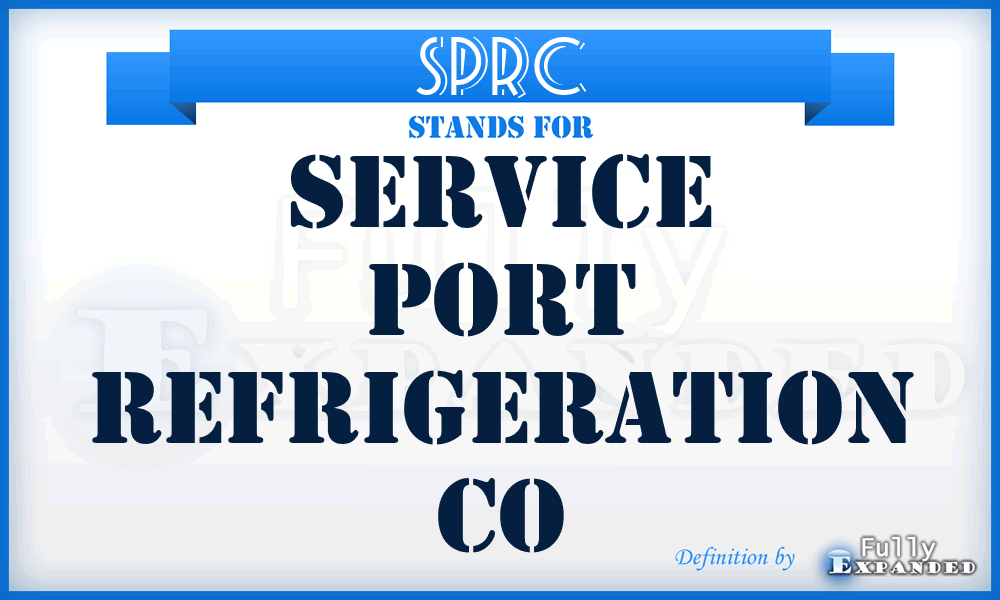 SPRC - Service Port Refrigeration Co