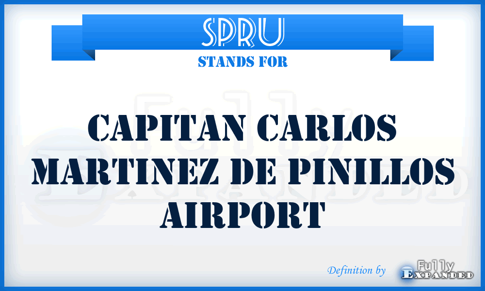 SPRU - Capitan Carlos Martinez De Pinillos airport