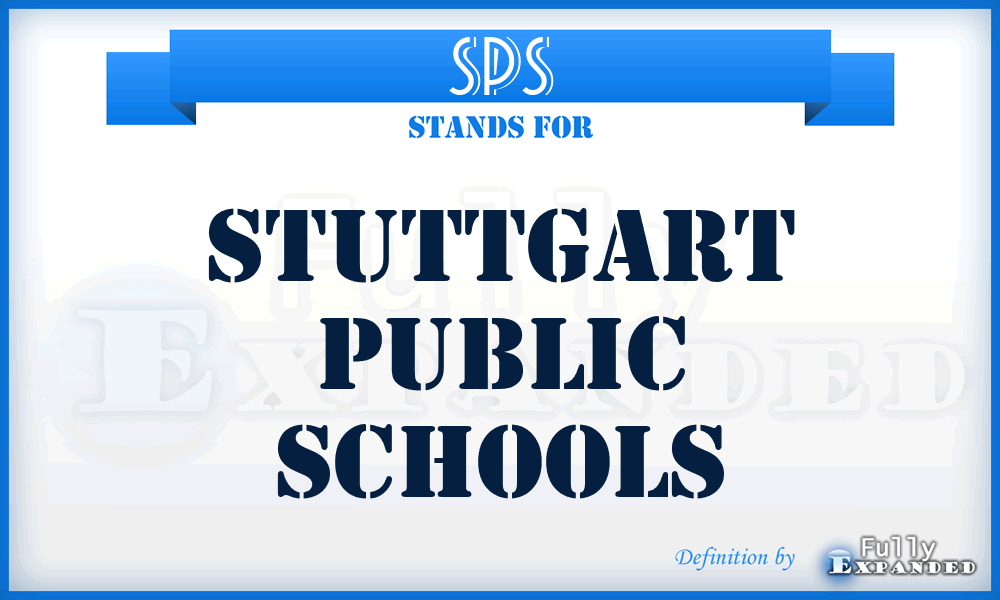 SPS - Stuttgart Public Schools