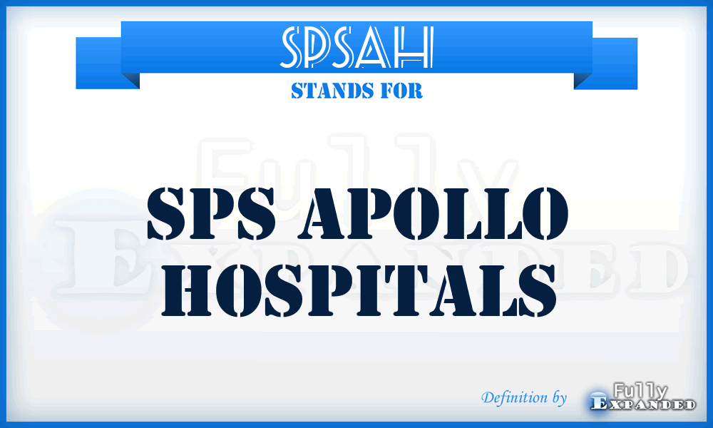 SPSAH - SPS Apollo Hospitals
