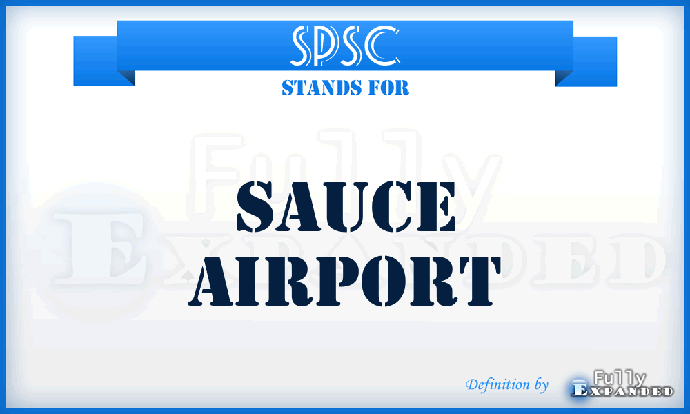 SPSC - Sauce airport