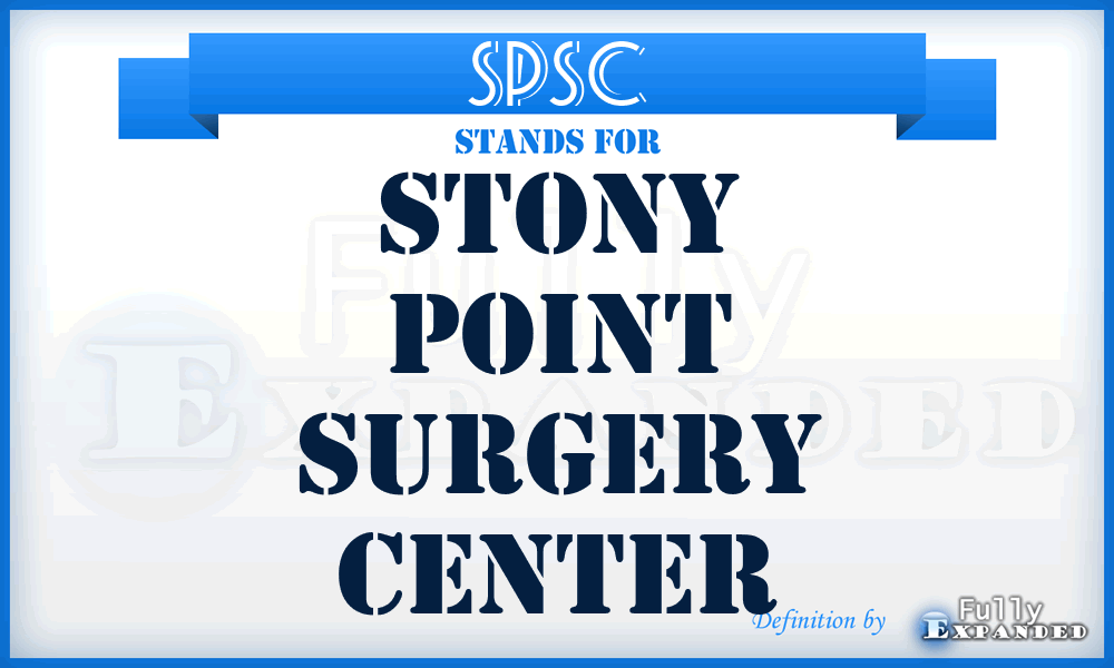 SPSC - Stony Point Surgery Center