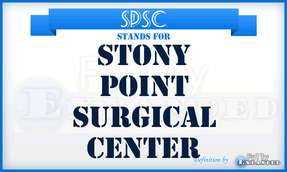 SPSC - Stony Point Surgical Center