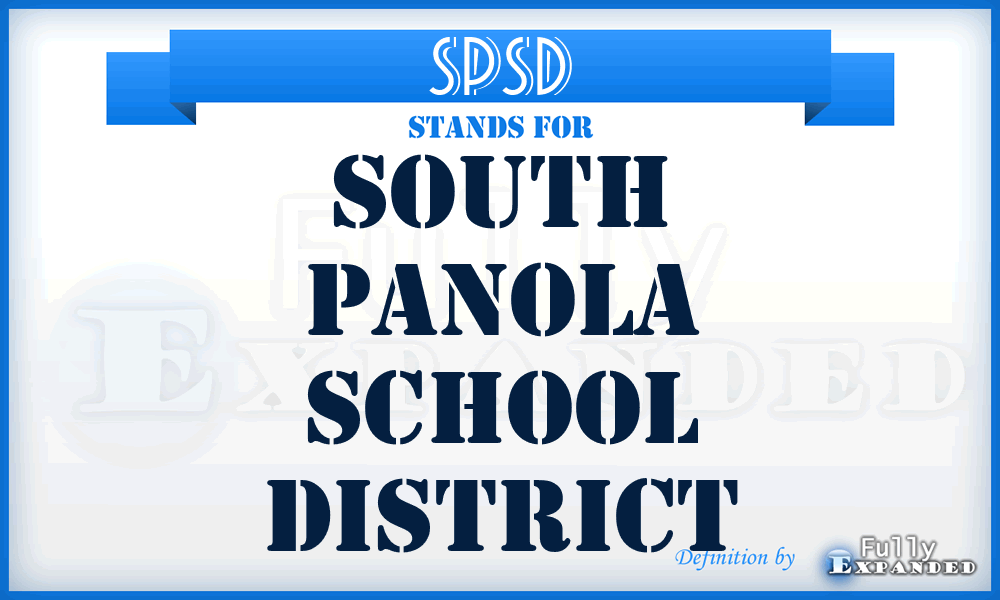 SPSD - South Panola School District