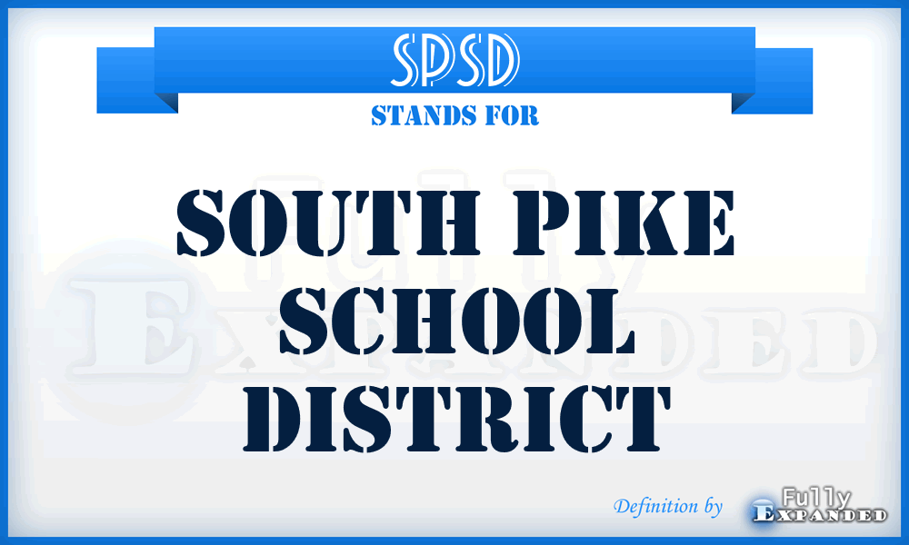 SPSD - South Pike School District