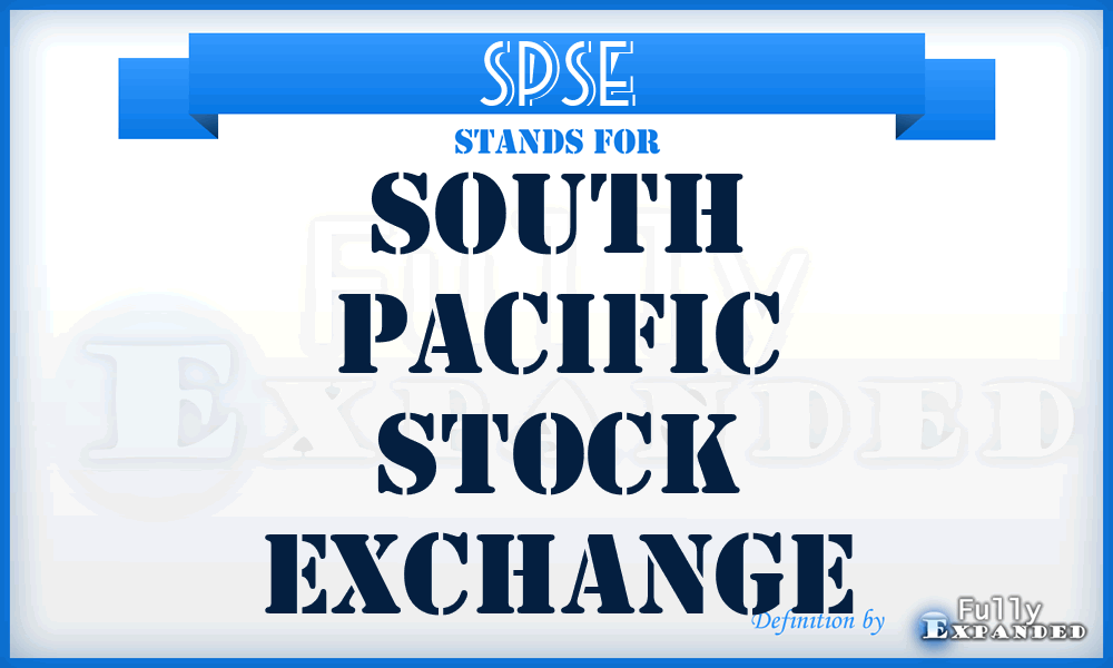 SPSE - South Pacific Stock Exchange