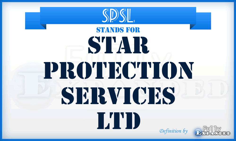 SPSL - Star Protection Services Ltd