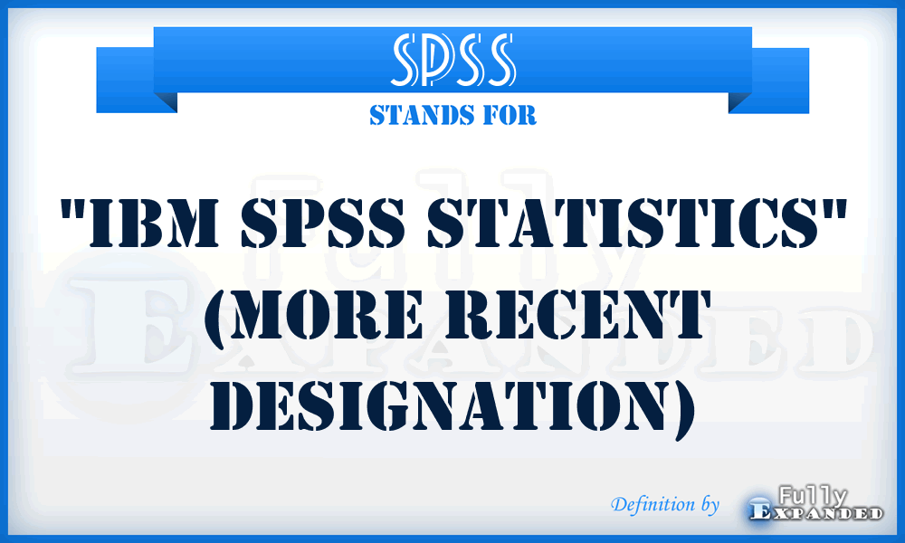 SPSS -