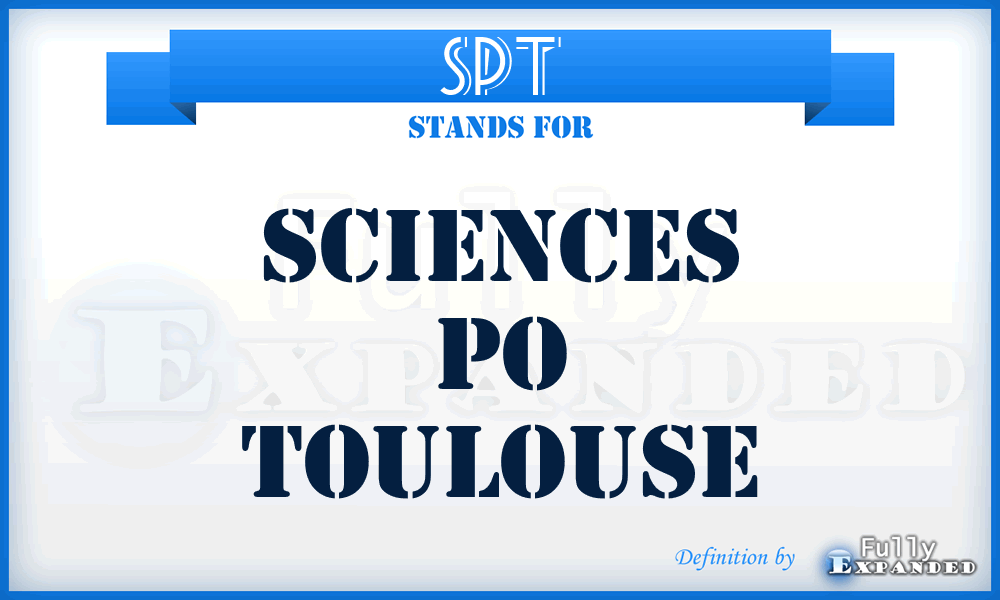 SPT - Sciences Po Toulouse