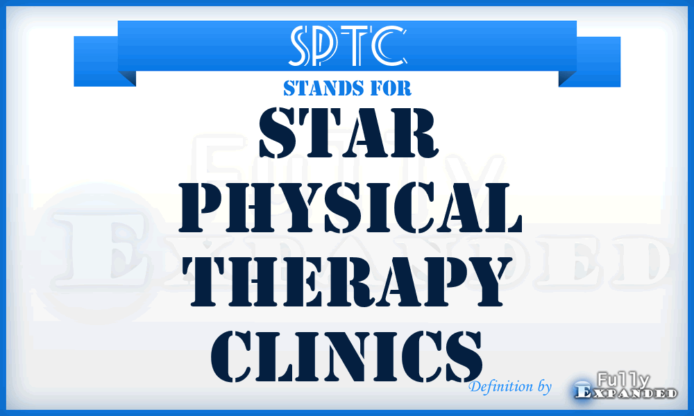 SPTC - Star Physical Therapy Clinics