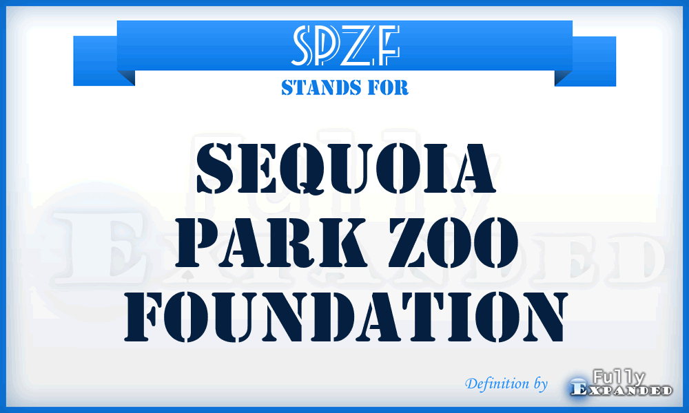 SPZF - Sequoia Park Zoo Foundation