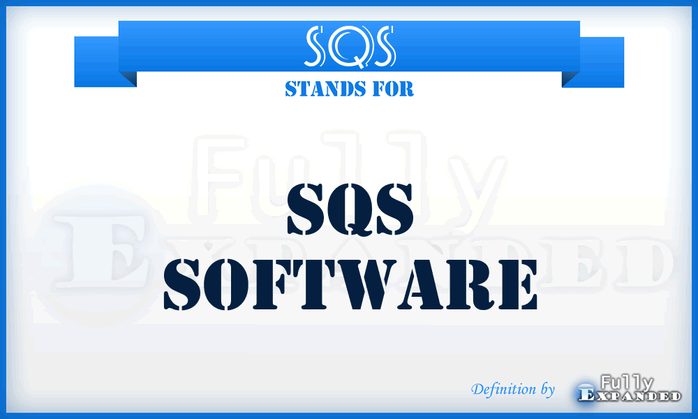 SQS - Sqs Software