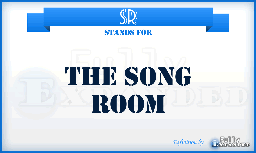 SR - The Song Room