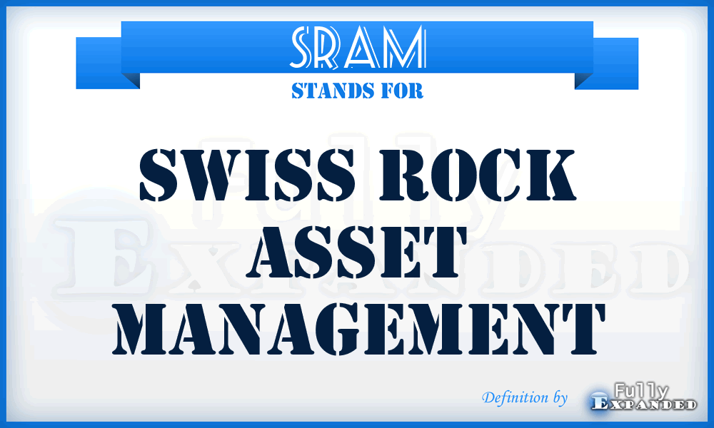 SRAM - Swiss Rock Asset Management