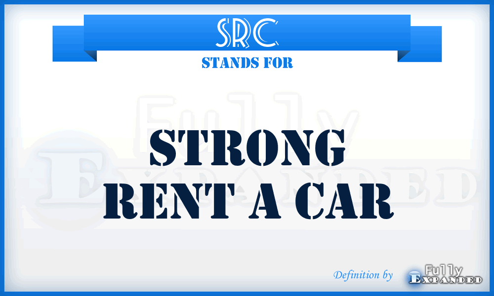 SRC - Strong Rent a Car