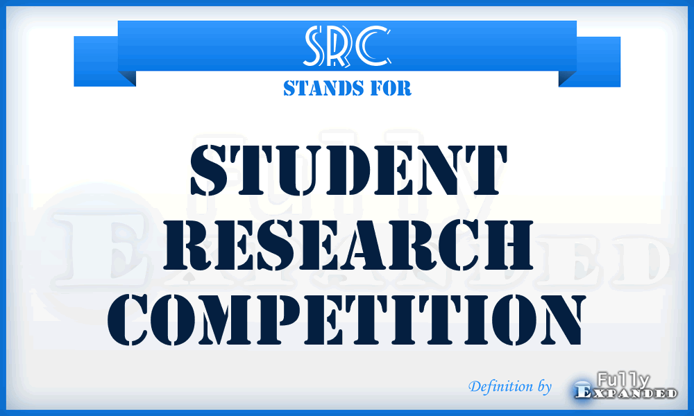 SRC - Student Research Competition