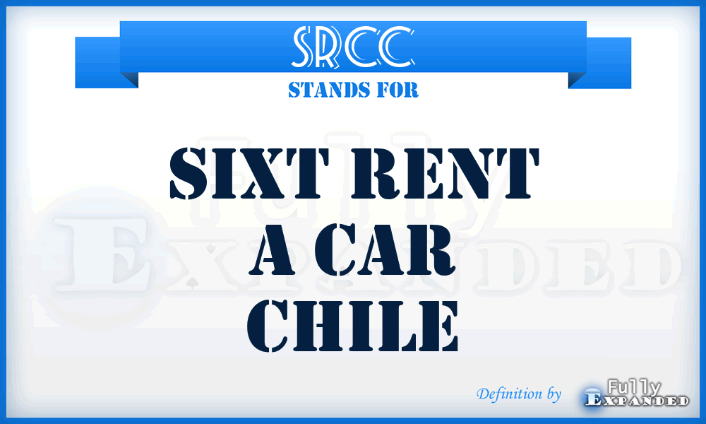 SRCC - Sixt Rent a Car Chile