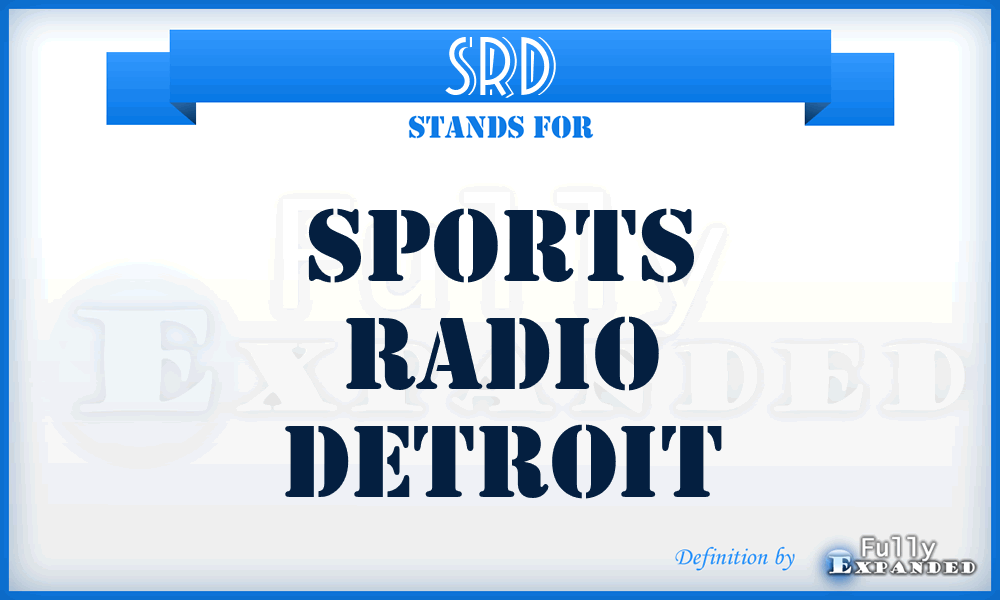 SRD - Sports Radio Detroit