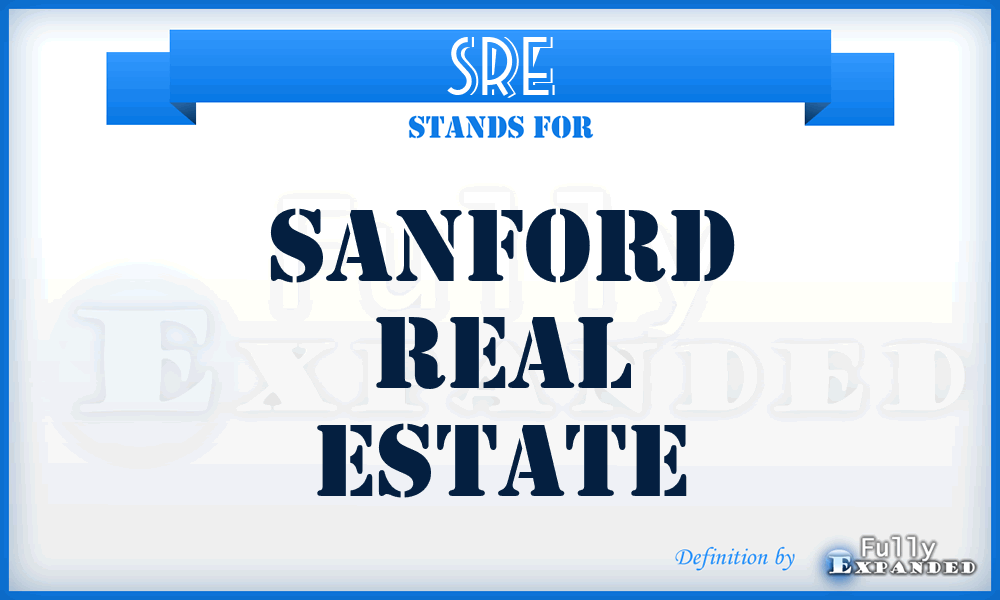 SRE - Sanford Real Estate