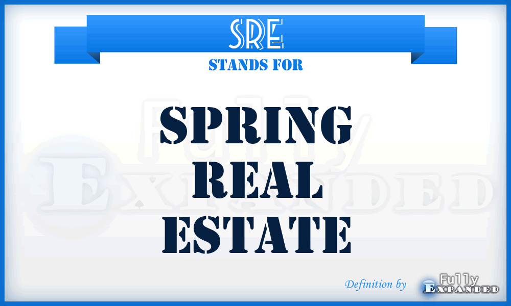 SRE - Spring Real Estate