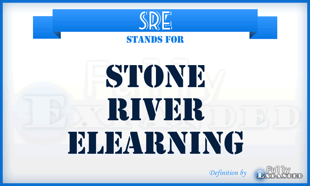 SRE - Stone River Elearning