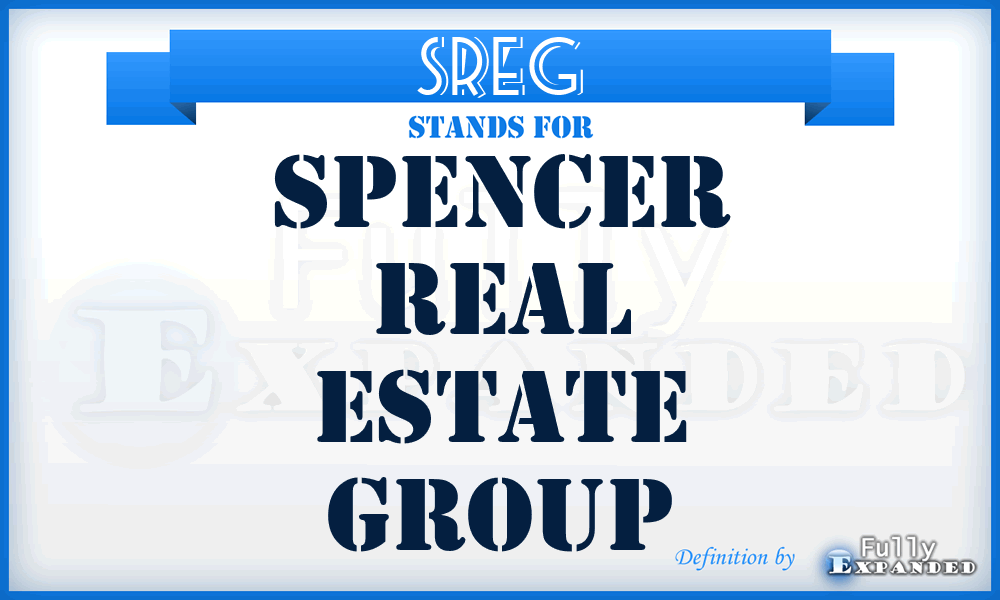 SREG - Spencer Real Estate Group