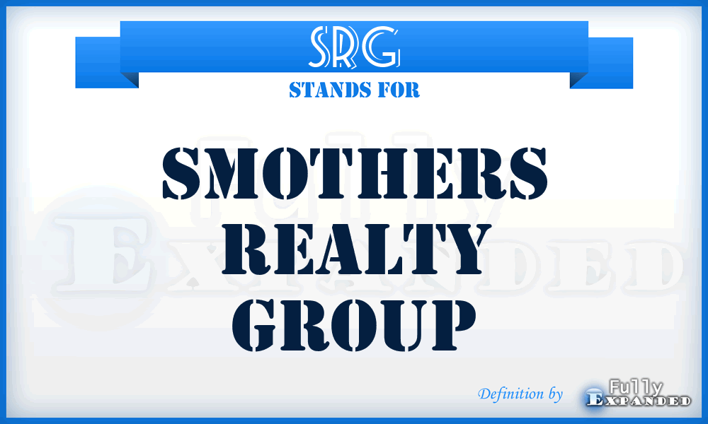 SRG - Smothers Realty Group