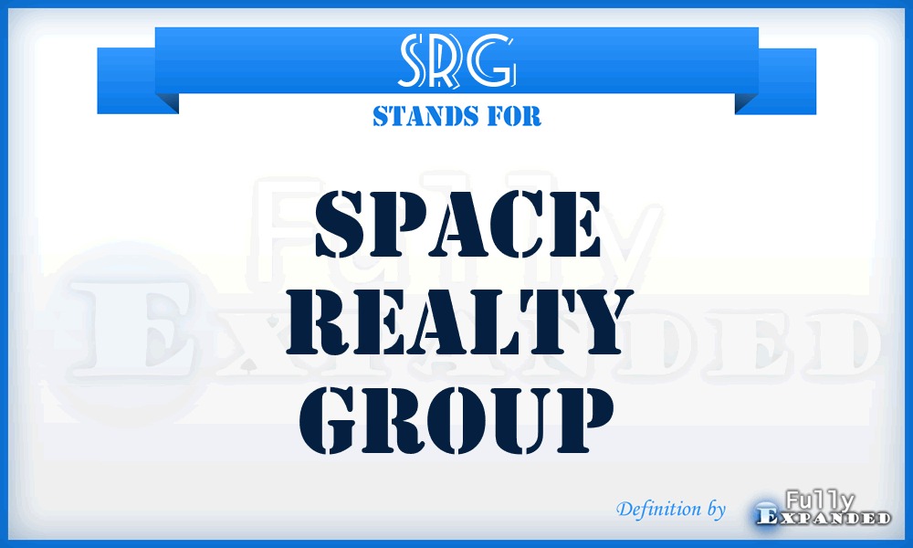 SRG - Space Realty Group