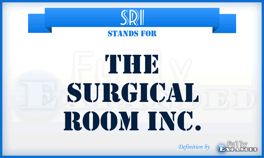 SRI - The Surgical Room Inc.