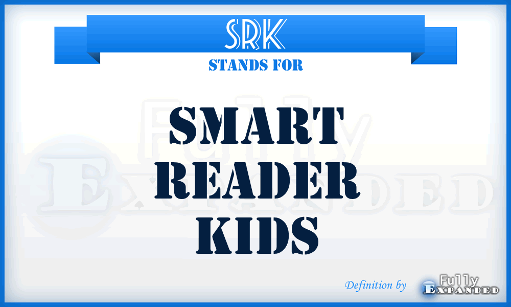 SRK - Smart Reader Kids