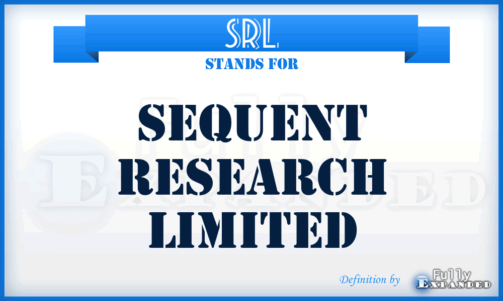 SRL - Sequent Research Limited