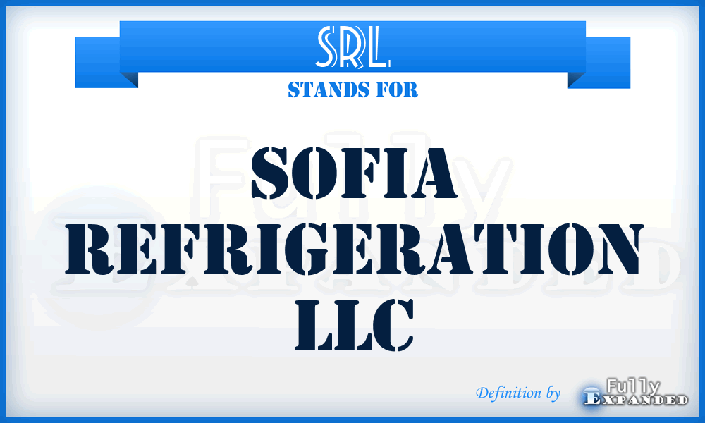 SRL - Sofia Refrigeration LLC