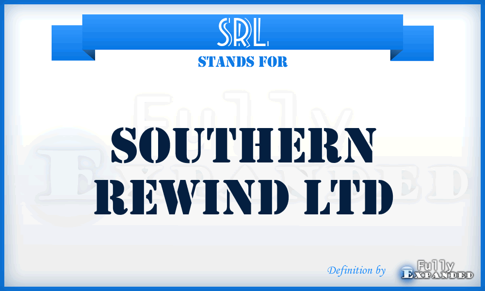 SRL - Southern Rewind Ltd