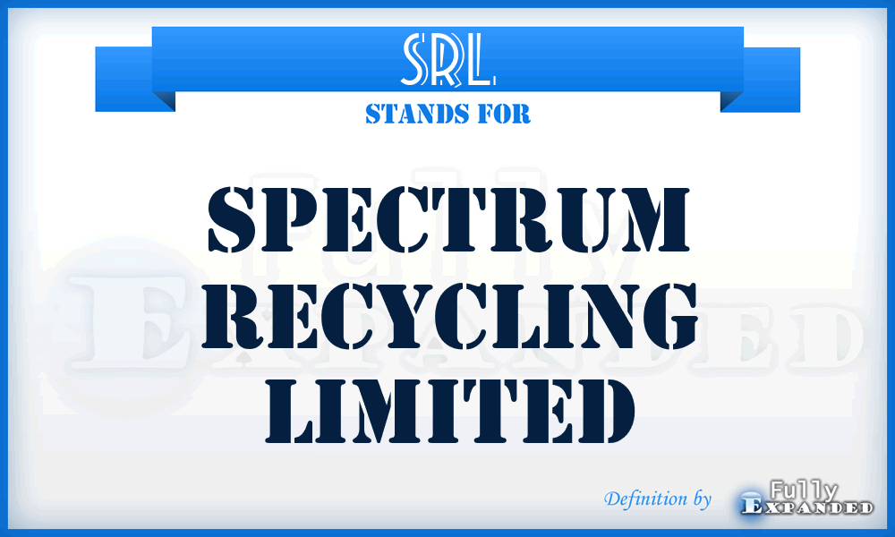SRL - Spectrum Recycling Limited
