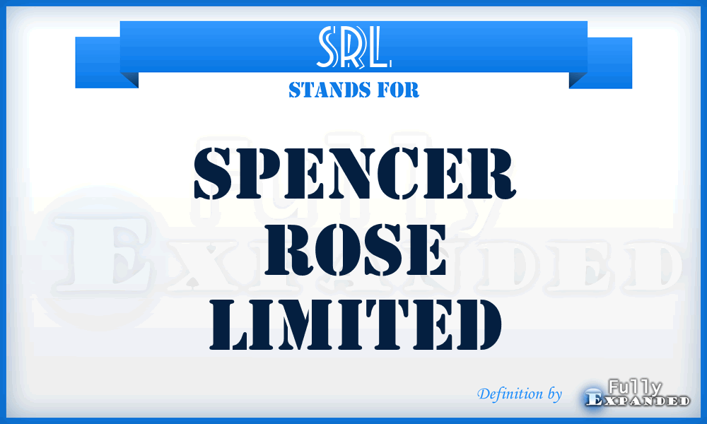 SRL - Spencer Rose Limited
